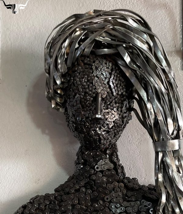 Steel Bust Sculpture