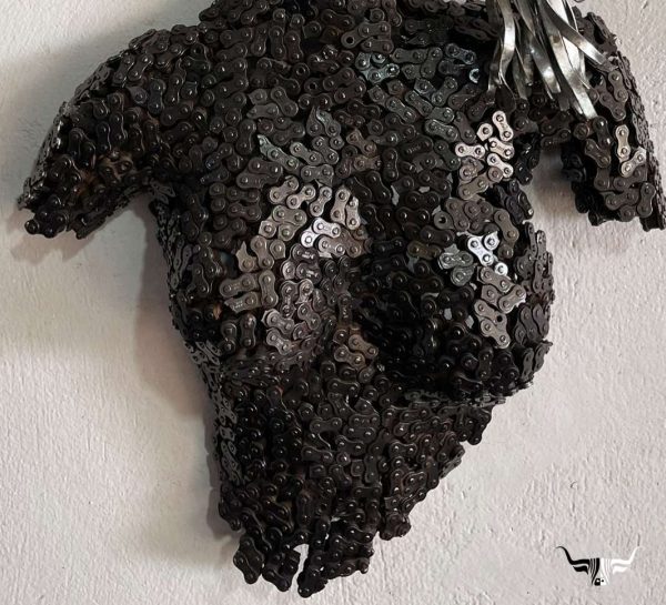 Steel Portrait Sculpture