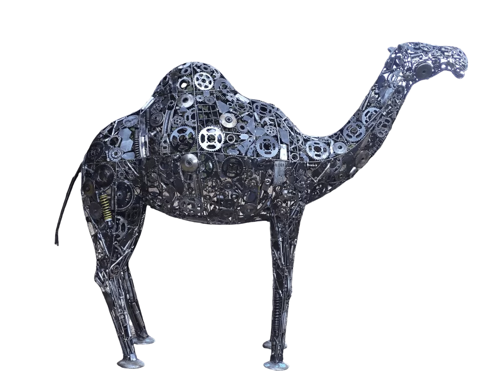 camel made from steel